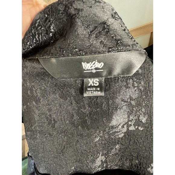 Mossimo Cropped Cocktail Jacket Black Womens XS Whimsigoth - Picture 8 of 12